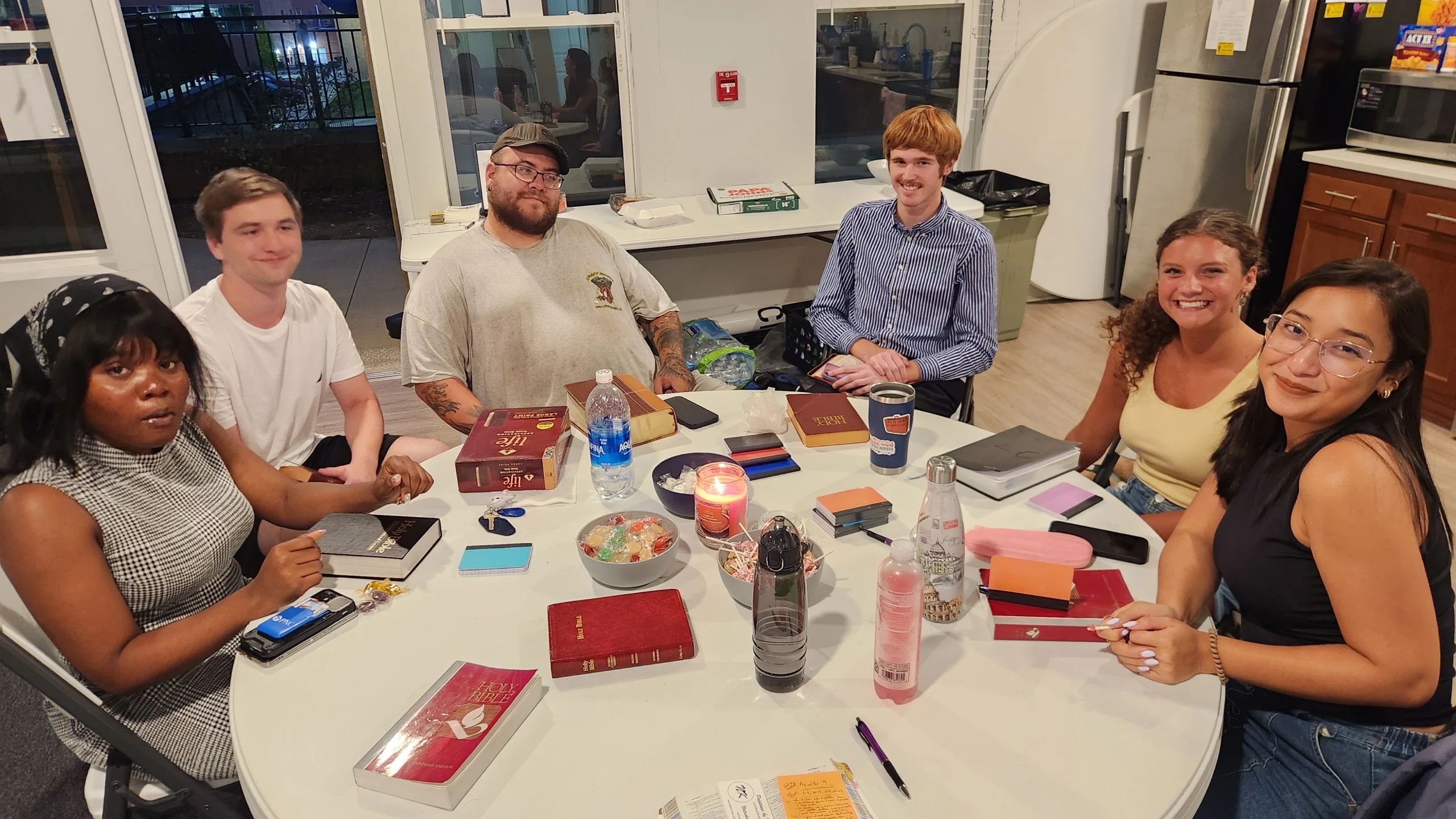 Brock is seen setting up for another win at Billiards. He has not lost a single match while playing in Kent at University Church.